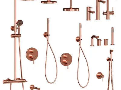 Abber Emotion Faucet Set 3D model