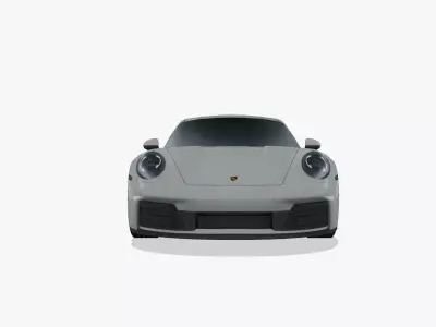 Porsche 911 Carrera 992-2 Low-poly 3D model