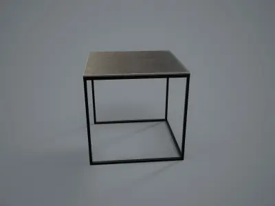 Table PBR Game Ready two nesting tables Low-poly 3D model