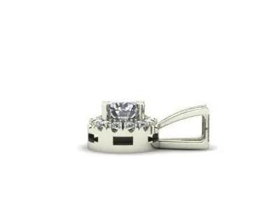 diamond pendant 3D print model buy