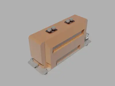 Medium voltage current transformer GIS-12f Free 3D model