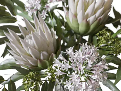 Flower Set 093 3D model