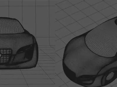 Audi Rsq 3D model 3D model
