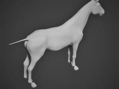 High-Poly Horse 3D model