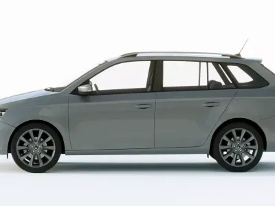 Skoda Fabia Combi 2019 3D model