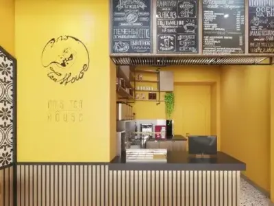 Tea House Interior Mode coffe  3D model