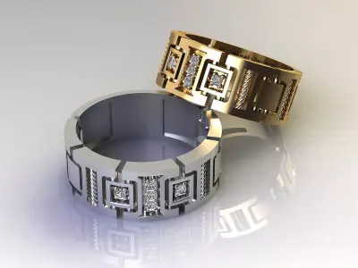 marriage jeweler ring Free 3D print model
