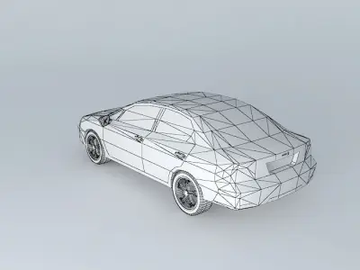 Aero 3 car Free 3D model