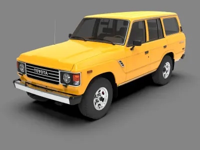 Toyota Land Cruiser FJ60 1980 3D model