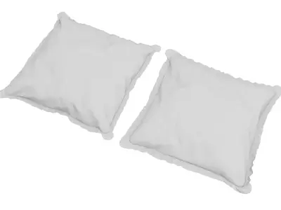 Pillow two pillows 3D model
