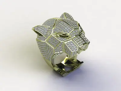Tiger Ring TR 24 3D print model