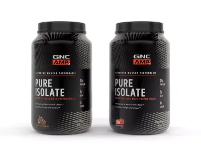 Protein Supplement Bottle 3D model