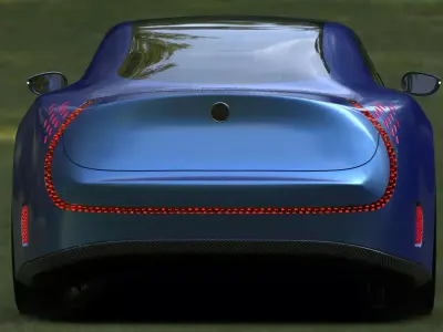 VELOS XR Concept Car 3D model