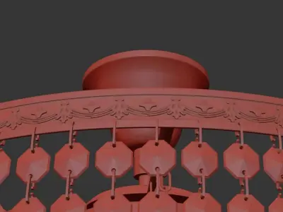 Chandelier Prima E 1 3 30 600 G 3D model