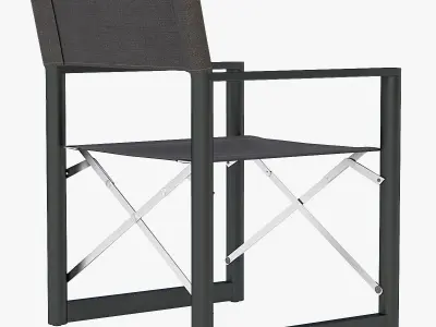Director Outdoor Aluminum Armchair 3D model
