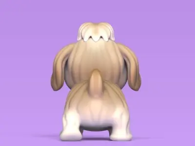 Dog Shih Tzu 3D print model