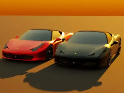 Ferrari 458 Italia 3D model purchase