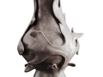 Vase decor Low-poly 3D model