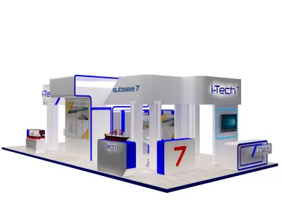 Booth Exhibition Stand a318 3D model