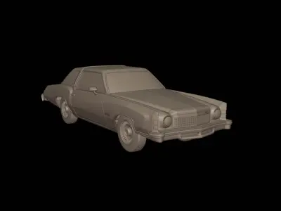 CHEVROLET MONTE CARLO 1974   3D print model