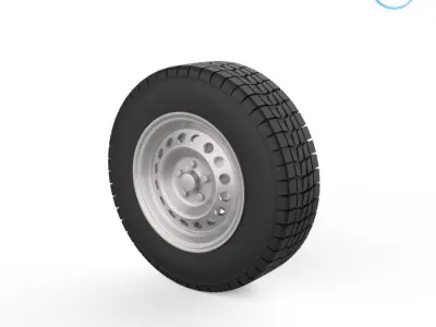 Vehicle wheels 1-32 3D print model