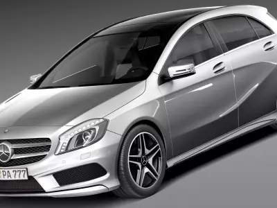 Mercedes-Benz A-Class 2013 3D model