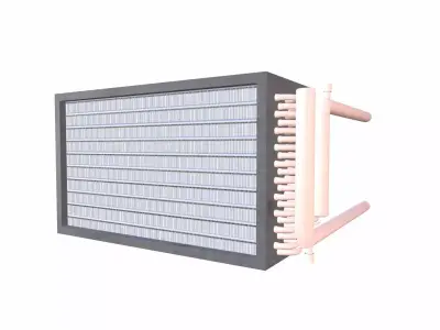 Radiator Low-poly 3D model