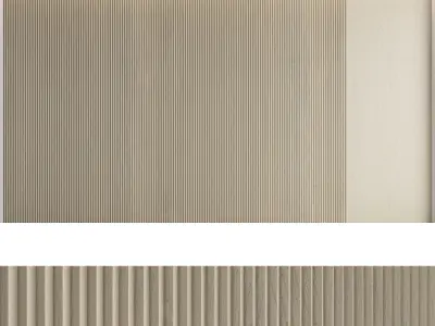 Wood panels set6 3D model