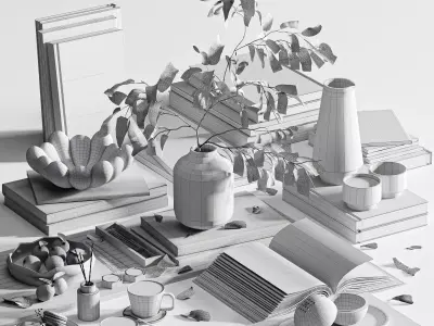 Decorative set 34 3D model