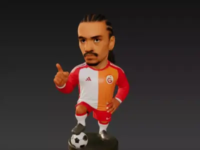 Leroy Sane Chibi Style 3D Model 3D print model