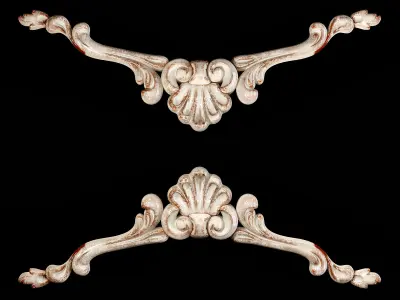 Classic carved 010 3D model