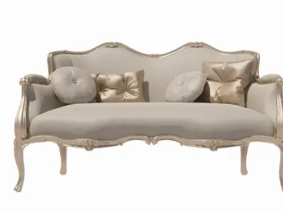 Seating Sofa 3D For Luxury by AMA Corp 3D model