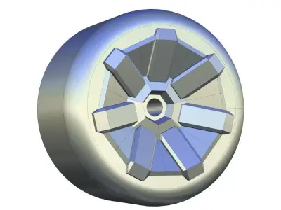 Tesla Cybertruck 1-64 Scale HW Wheel  3D print model