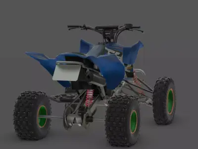 KTM 450 SX Motocross Dirt Bike 3D Model Low-poly 3D model