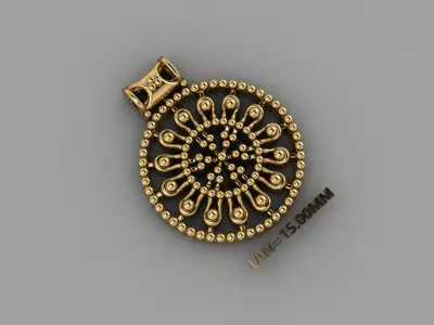 FASION PENDANT 3D model