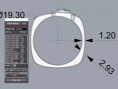 ring MR 173 3D print model