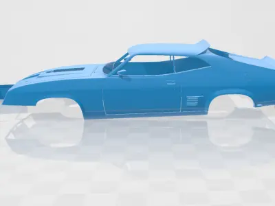 Falcon GT Coupe Interceptor Mad Max 1979 - Body Car STL Model 3D print model