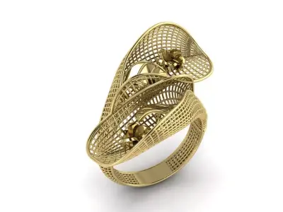 Ultra Vision Ring Jewelry 3D print model 8