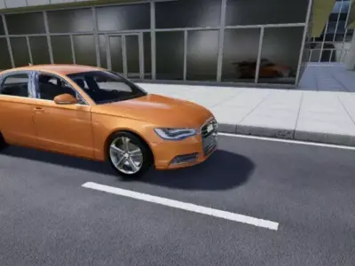 Audi A6 Low-poly 3D model buy