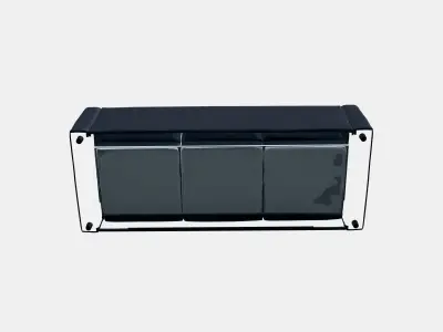 VIMLE 3-seat sofa 40 3D model