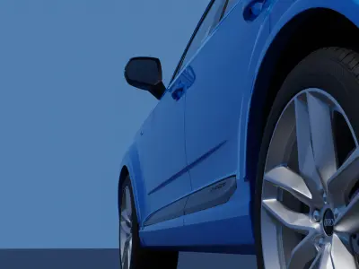 AUDI Q7 Low-poly 3D model by authorsdark
