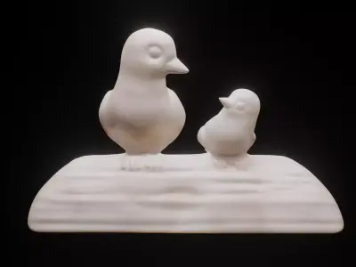 Birds Sculpture 3D print model