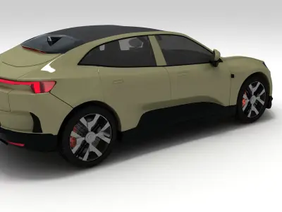 Polestar 4 2024  3D model