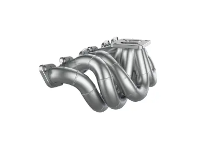 RB26 Equal Length T4 Single Turbo Manifold Mockup 3D print model