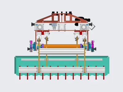 Adjustable bag gripper- Gripper Robot 3D model