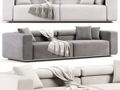 ORLANDO SOFA MODULAR ELEMENTS 3D model