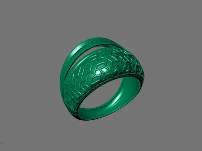 Women Ring Plain Ring Ready STL 3DM Models Womens Rings 3D print model 29