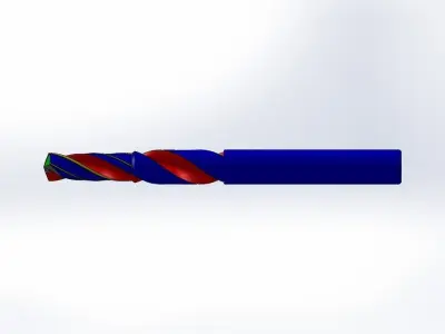 STEP DRILL WITH DOUBLE MARGIN 3D print model