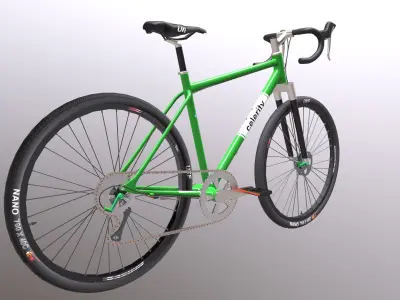 Bicycle Low-poly 3D model by udayk - Low-poly