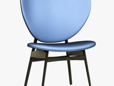 Baxter collection upholstered bench with legs 3D model